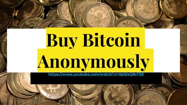 Buy Bitcoin Anonymously With Credit Card - 